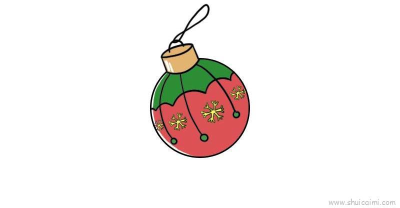 圣诞节彩球儿童画怎么画 圣诞节彩球简笔画简单又好看