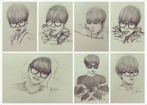 华晨宇过生日简笔画 华晨宇生日漫画