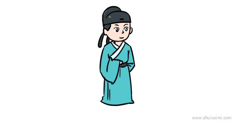 古装儿童画怎么画 古装简笔画简单又好看