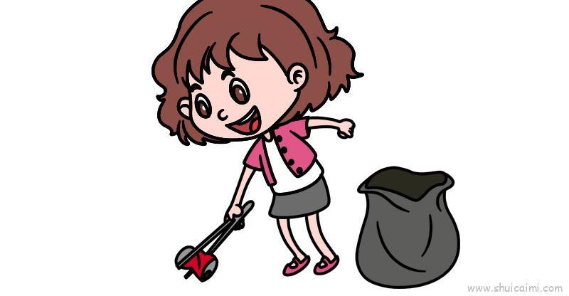 环境日儿童画怎么画 环境日简笔画简单