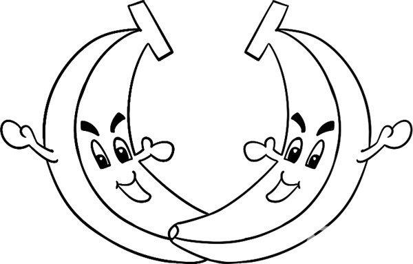 香蕉简笔画怎么画 香蕉简笔画图片