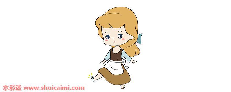 灰姑娘怎么画 灰姑娘简笔画简单