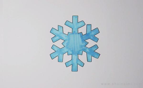 雪花简笔画怎么画 雪花简笔画画法