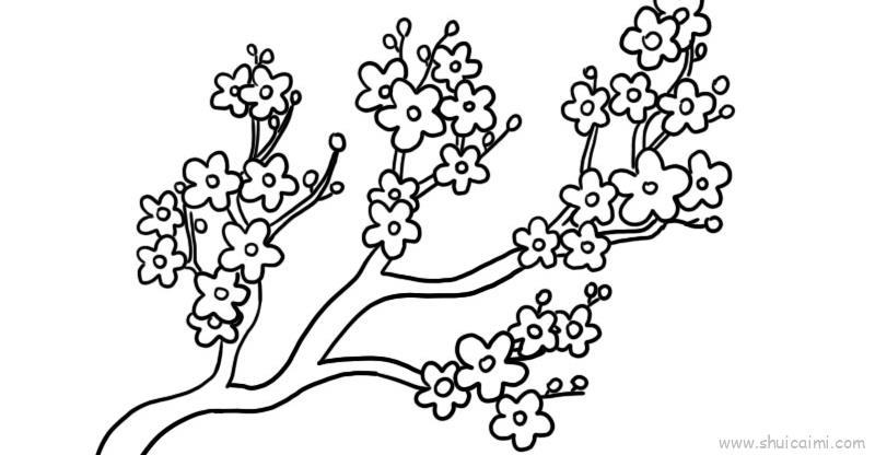 桃花树儿童画怎么画 桃花树简笔画图片大全