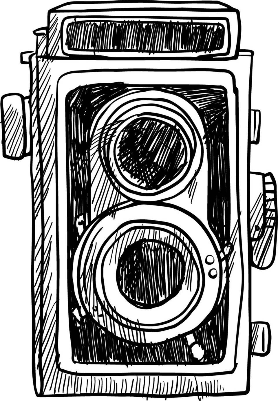 相机简笔画 相机简笔画可爱