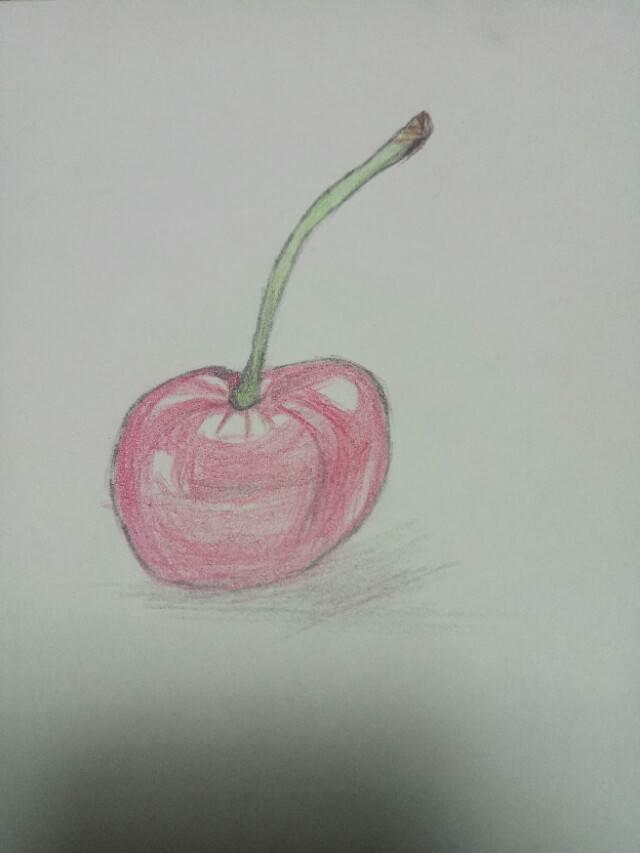 樱桃简笔画 樱桃简笔画简单