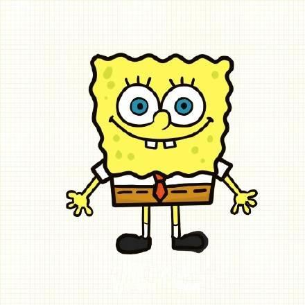 海绵宝宝简笔画带颜色 海绵宝宝简笔画带颜色涂色