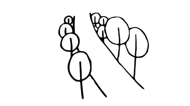 马路简笔画怎么画 马路简笔画顺序