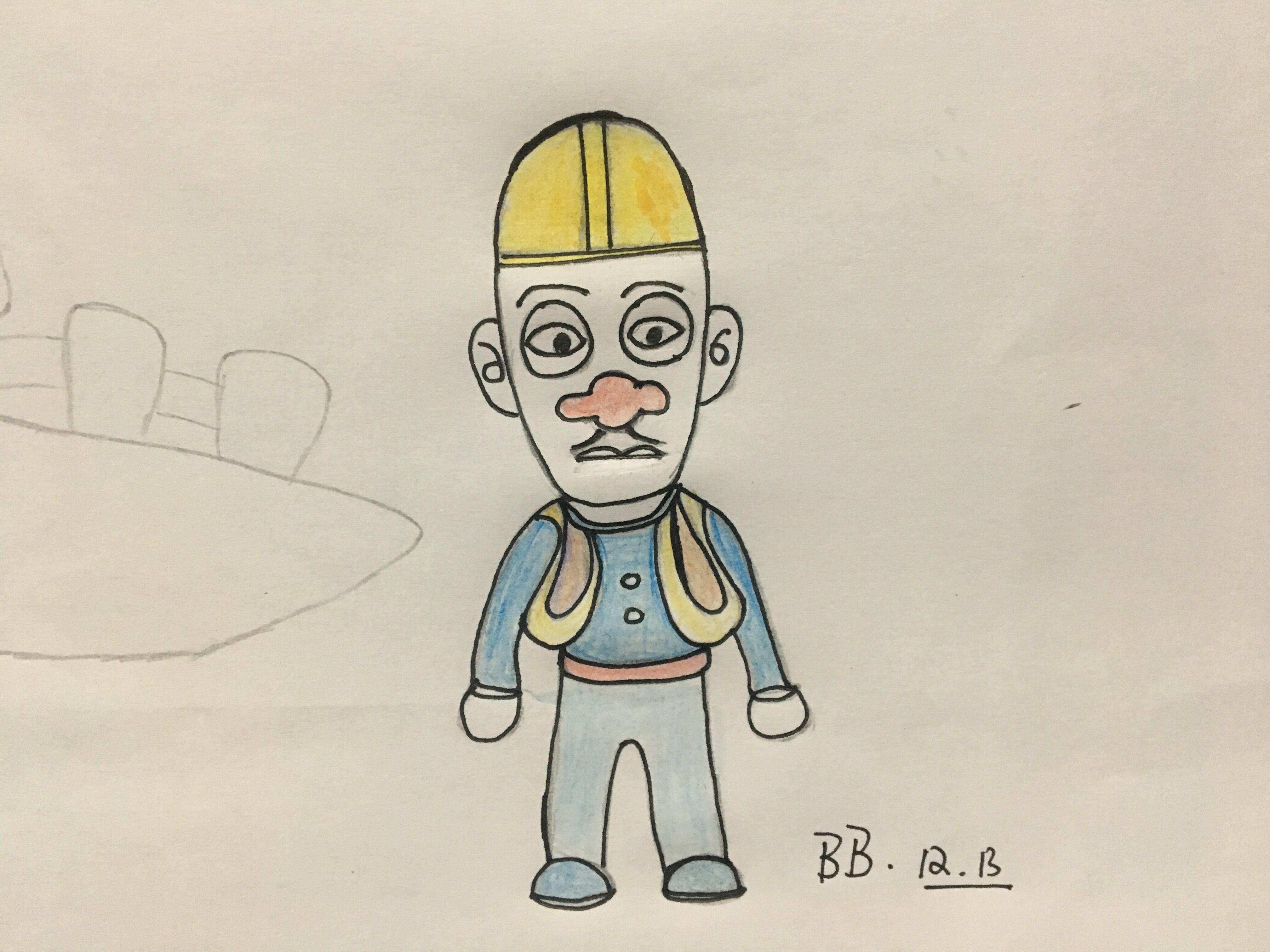光头强简笔画 光头强简笔画图片大全