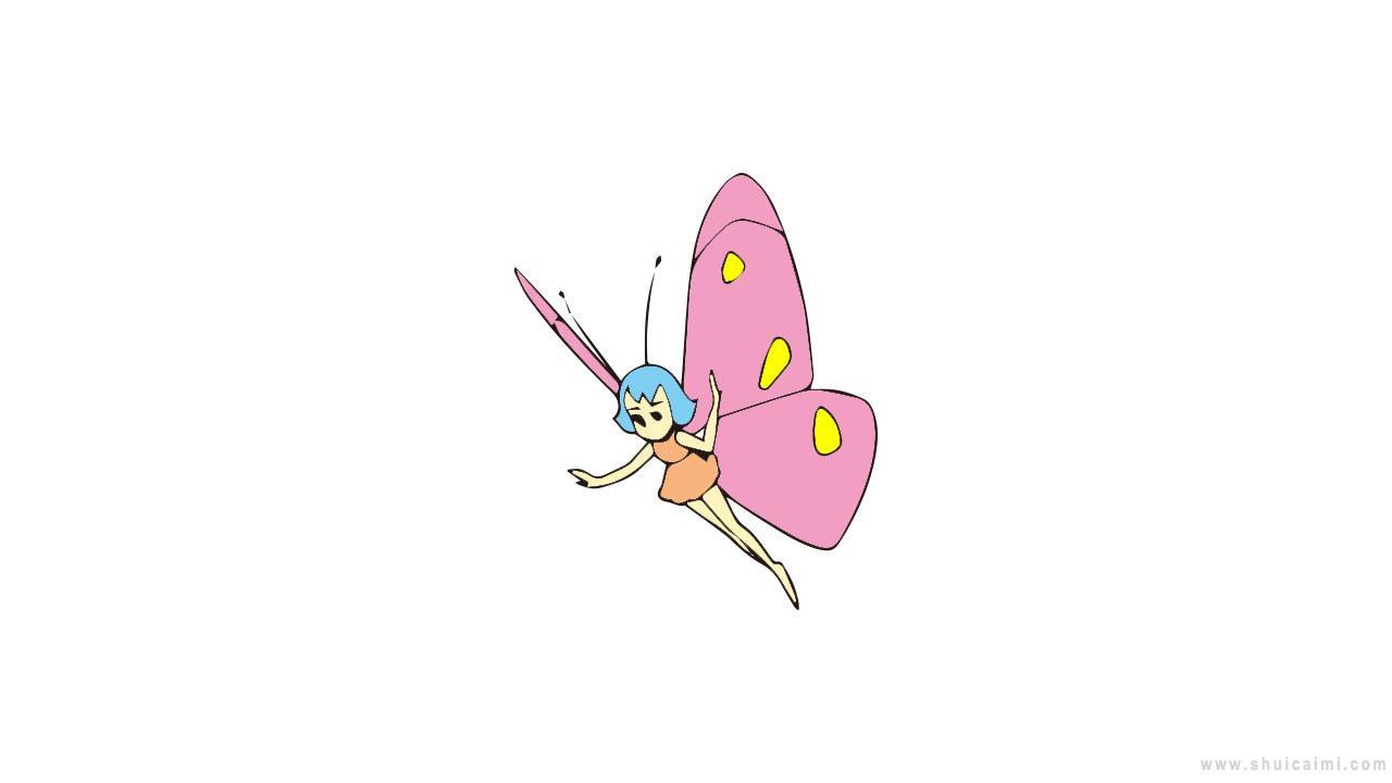 蝴蝶仙子简笔画怎么画 蝴蝶仙子简笔画简单又好看