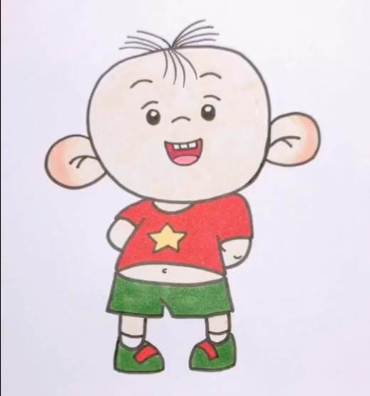 大耳朵图图简笔画 大耳朵图图简笔画一家