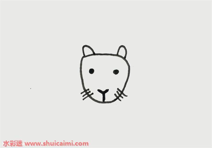 狮子头怎么画 狮子头简笔画简单易画彩色