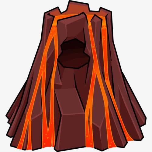火山简笔画 火山简笔画图片大全