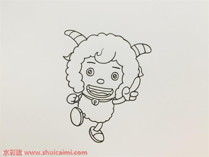 卡通可爱的喜羊羊怎么画 喜羊羊简笔画教程