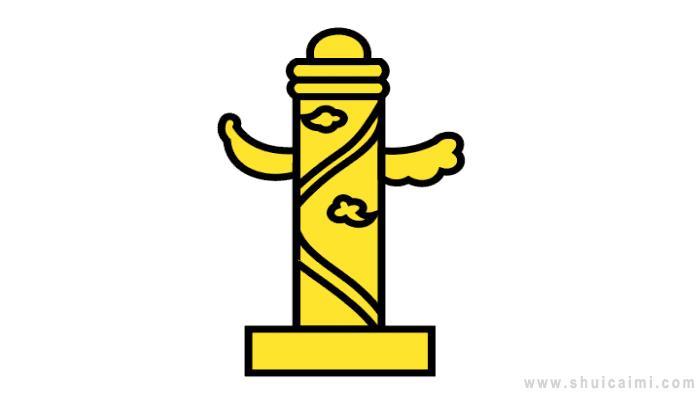 华表柱简笔画怎么画 华表柱简笔画好看
