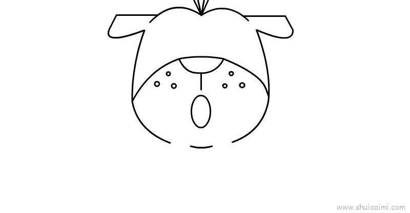 狗儿童画怎么画 狗简笔画图片
