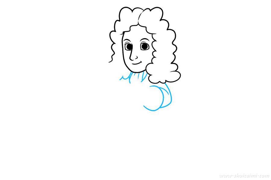 牛顿怎么画 牛顿简笔画漂亮卡通