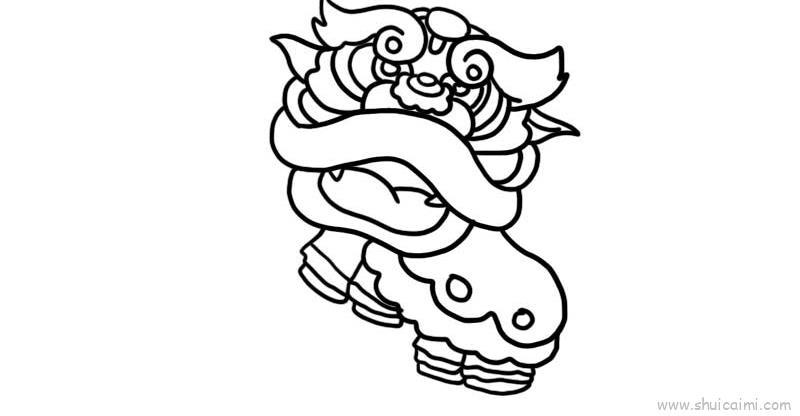 狮子儿童画怎么画 狮子简笔画顺序