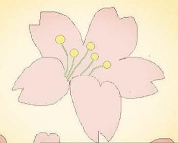 桃花简笔画 桃花简笔画简单又好看