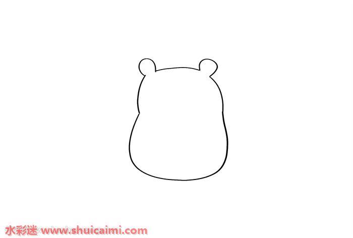 小仓鼠怎么画 小仓鼠简笔画步骤图