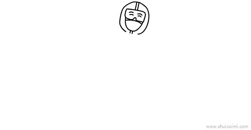 疫情防控儿童画怎么画 疫情防控简笔画步骤