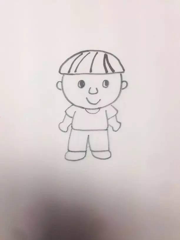 小孩简笔画 小孩简笔画人物男孩女孩