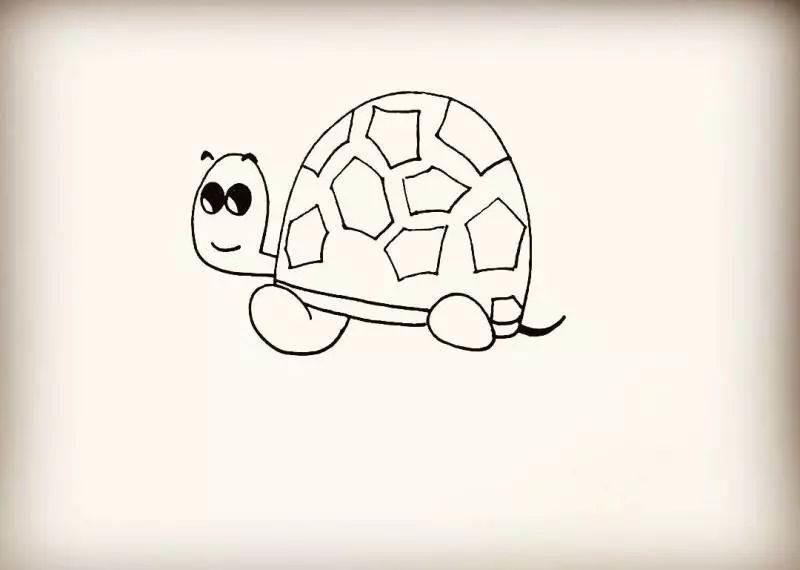 乌龟简笔画 乌龟简笔画儿童简笔画
