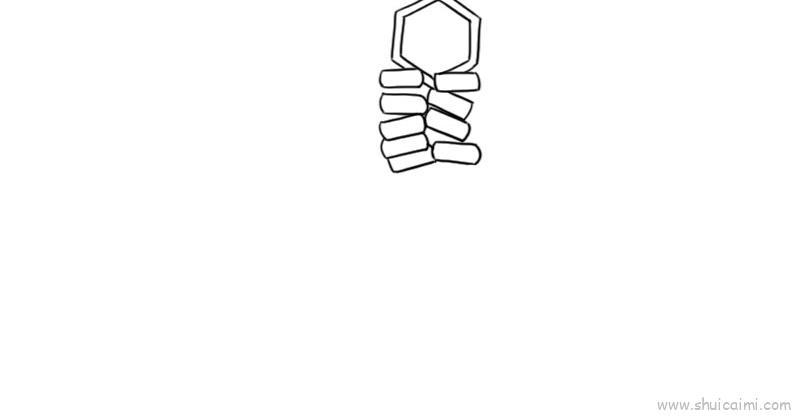 新春红色鞭炮儿童画怎么画 新春红色鞭炮简笔画画法