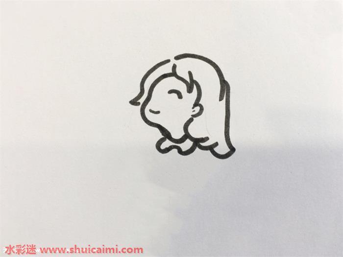 女人怎么画 女人简笔画步骤