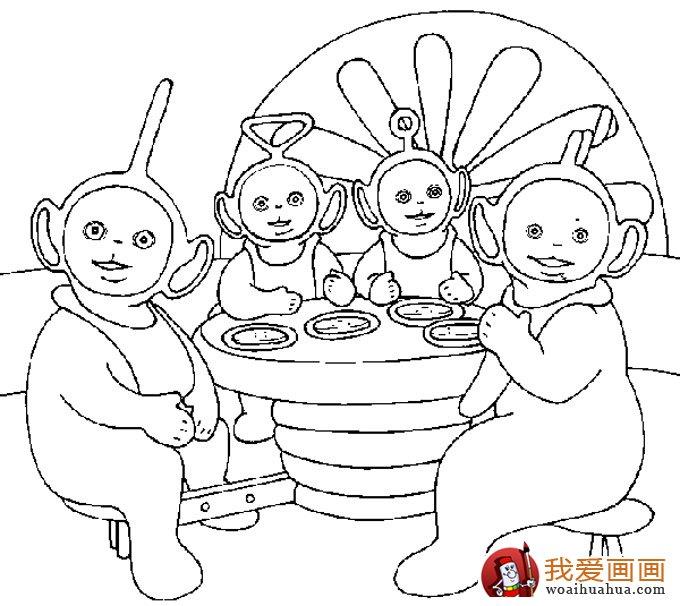 天线宝宝天线宝宝大全简笔画怎么画 天线宝宝天线宝宝大全简笔画图片