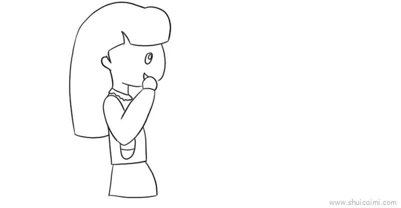 吃火鸡儿童画怎么画 吃火鸡简笔画步骤