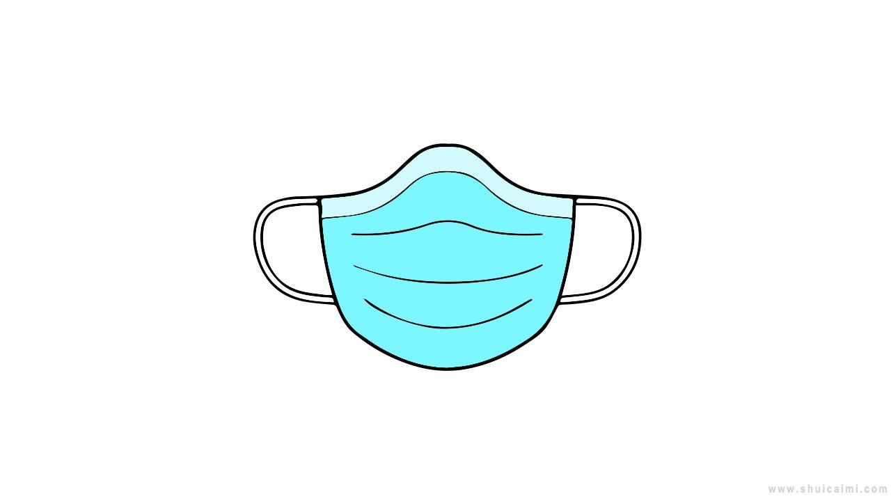 口罩简笔画怎么画 口罩简笔画简单