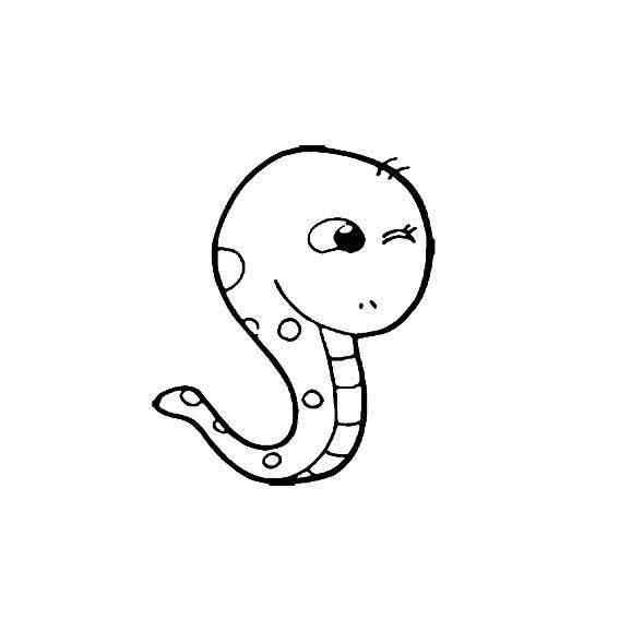 简笔画蛇 简笔画蛇图片