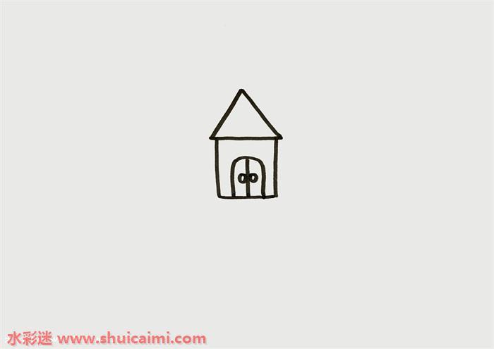 别墅怎么画 别墅简笔画漂亮卡通