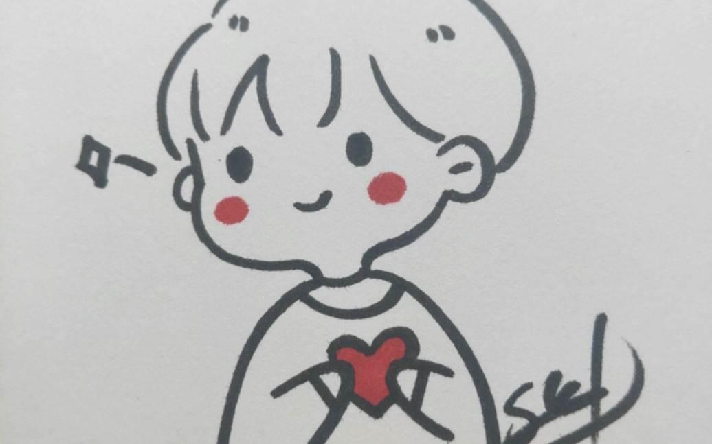 男生简笔画 男生简笔画头像