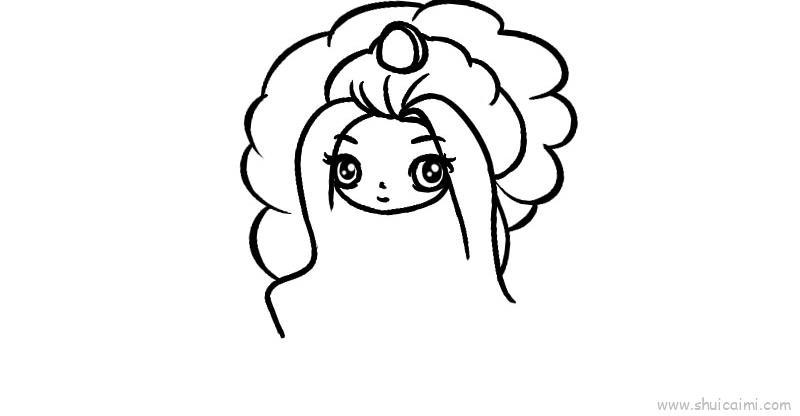 叶罗丽人物儿童简笔画绘画教程