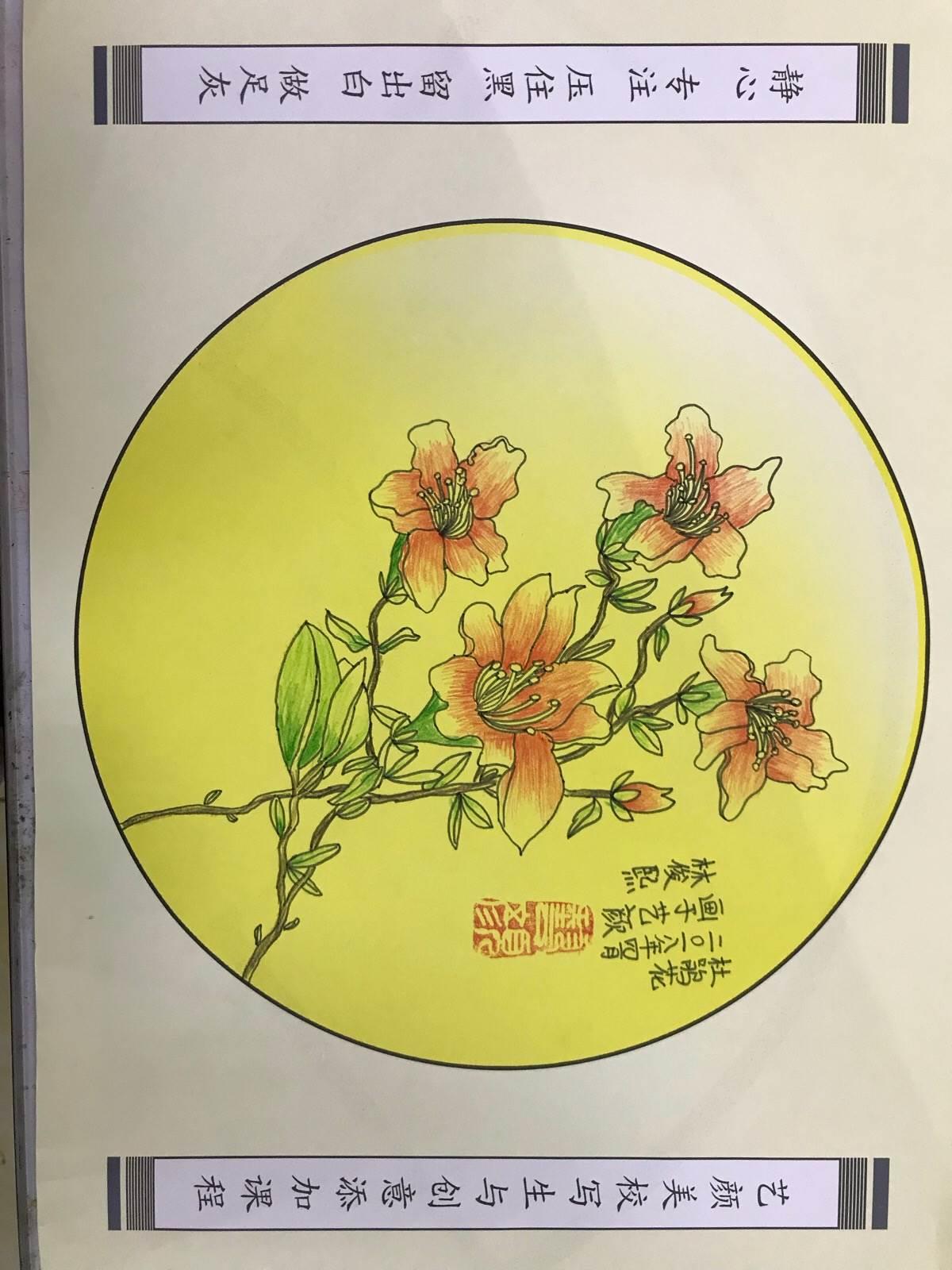 映山红简笔画 映山红简笔画儿童