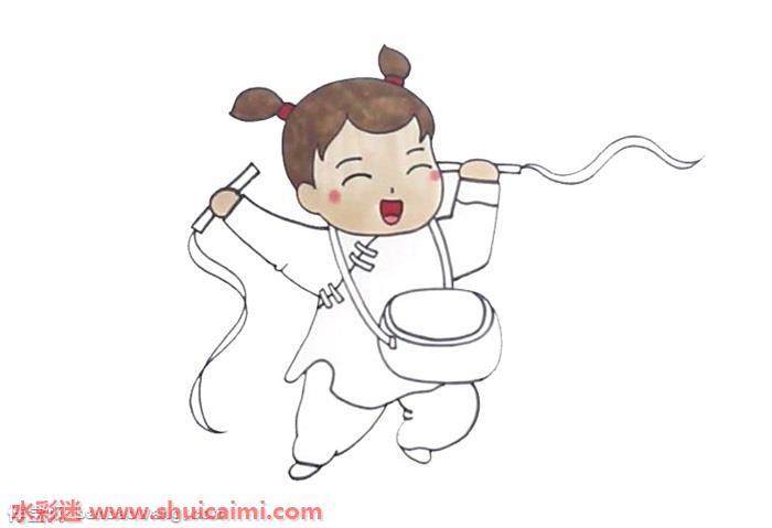 春节年画怎么画 春节年画简笔画步骤图