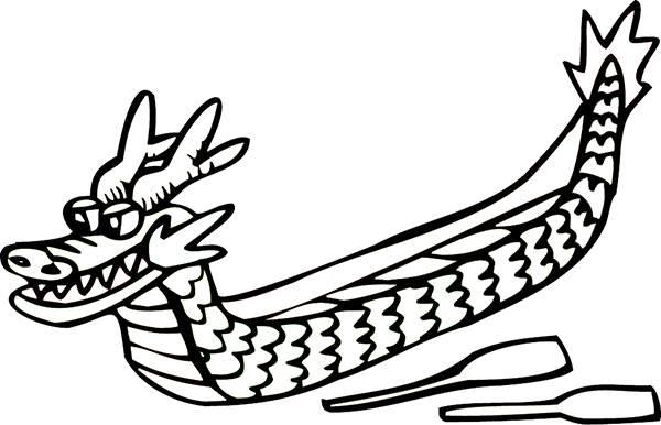 儿童龙舟简笔画图片大全 儿童龙舟简笔画
