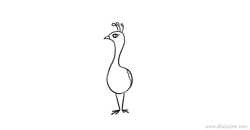 开屏儿童画怎么画 开屏简笔画图片