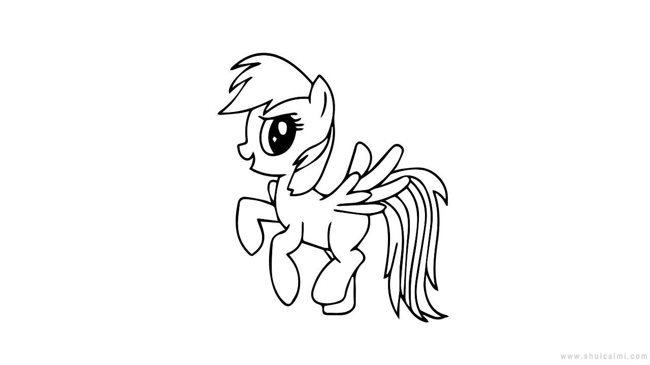 小马宝丽简笔画怎么画 小马宝丽简笔画简单