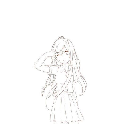 小女孩简笔画图片大全可爱 古风小女孩简笔画图片大全可爱