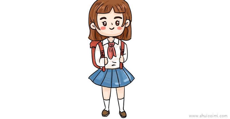 少先队员儿童画怎么画 少先队员简笔画图片大全