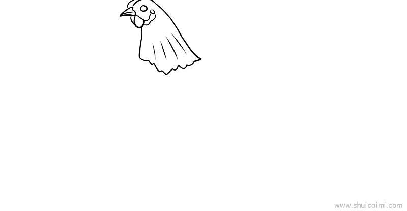 鸡儿童画怎么画 鸡简笔画图片