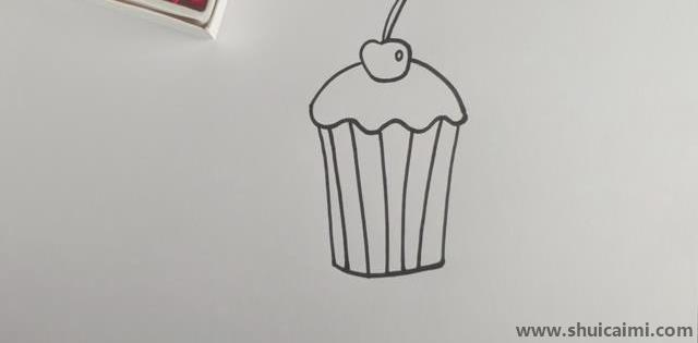 一起来学一学蛋糕简笔画怎么画?