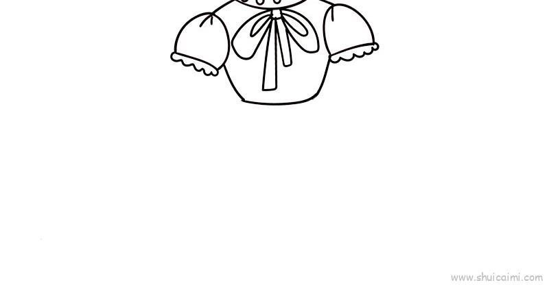 晚礼服儿童画怎么画 晚礼服简笔画顺序