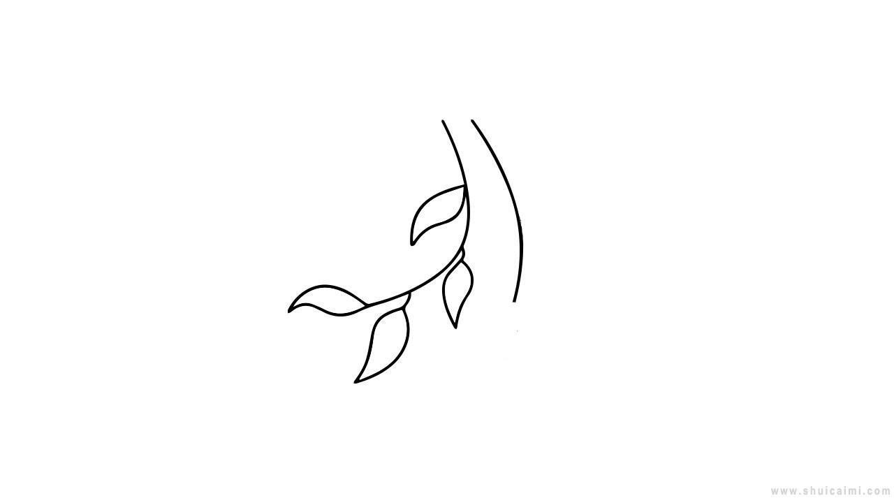柳树叶简笔画怎么画 柳树叶简笔画简单