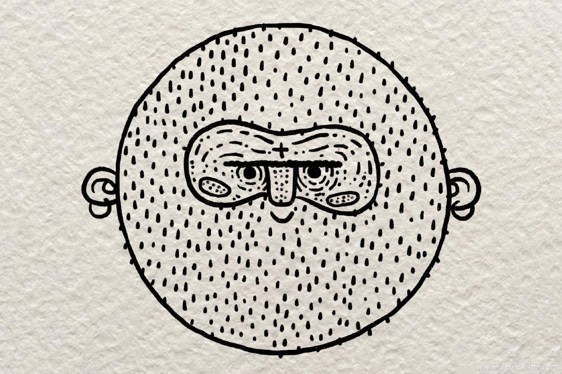 超维京风人物头像怎么画 超维京风人物头像简笔画简单好看带颜色