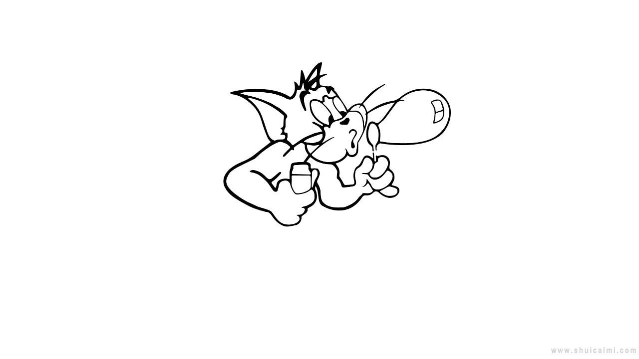 汤姆简笔画怎么画 汤姆简笔画画法