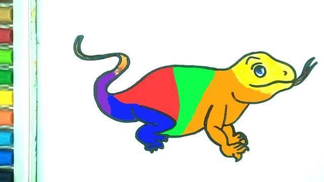 蜥蜴简笔画 蜥蜴简笔画图片